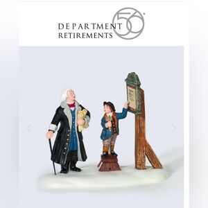Department 56 New England Village Hear Ye Citizens